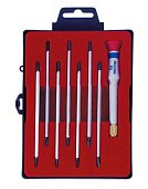 KING TONY Набор прецизионных отверток (PH, SL, TORX) 8 предметов | 32607MR