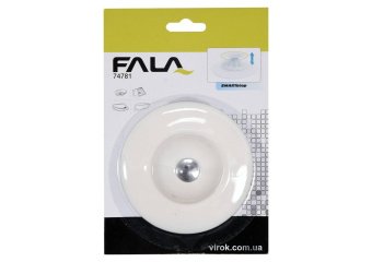 FALA Корок до ванни і раковин, силіконовий , Ø= 100 мм, білий  | 74781