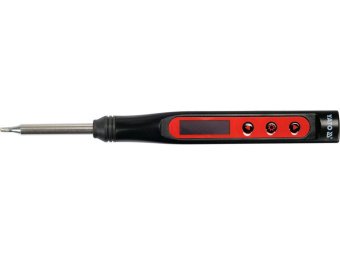 Паяльник портативний YATO 9-24В, 18-65Вт. t=90-480°С, накінечник Т12