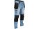 YATO Штани робочі джинс стрейч YATO розмір S/ 74-82 см, ріст- 164-172 см, голубі, 17 кишень, 71% бав