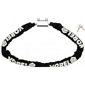 VOREL Замок велосипедний ланцюговий : Ø= 7 мм x 1200 мм. на ключ  | 77881