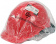 YATO Каска для захисту голови YATO червона з пластика ABS  | YT-73973