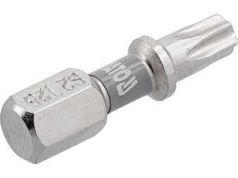 Насадка викруткова YATO TORX T25 х 25 мм. HEX 1/4", покрита нікелем, 2 шт.[10]