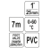 FLO Шланг всмоктувальний до насосів , l= 7 м, сполуч. Ø= 1", з ситом і зворотнім клапаном  | 79824