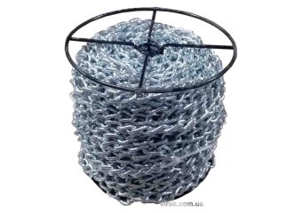 VIROK Ланцюг кручений ланкою оцинкований ТМ "" DIN 5686; Ø= 8 мм, 25 кг, l= 19,5 м ± 1,0% (TR) | 86V