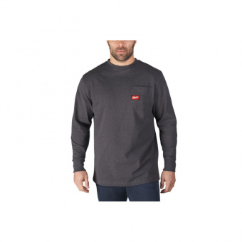 MILWAUKEE Футболка с длинными рукавами WTLSG-XL серая 4933478240 | 4933478240