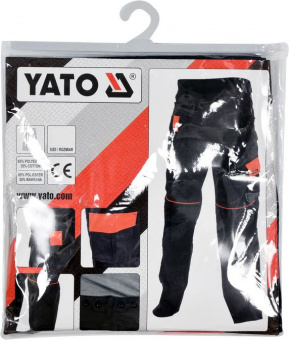 YATO Штани робочі YATO, розмір M; 65%- поліестер, 35%- бавовна  | YT-80907
