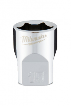 MILWAUKEE Головка хромована метрична 3/8'', 15мм | 4932478345
