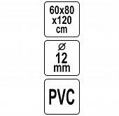 FLO Теплиця-міні присадибна , 60х 80х 120 см з ПВХ  | 90003