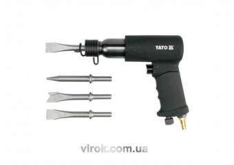 YATO Молоток пневматичний YATO з набором долот і зубил 4 шт.  | YT-0990