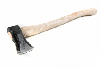 Колун 1400гр с деревянной рукояткой (со щеками) СИЛА