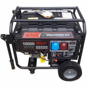 Бензиновий генератор PEZAL PGG11000E-E3 + олива (8.5 кВт, ~3ф, 400 В)