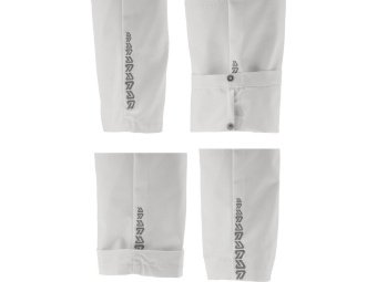 Штани робочі 4-WAY стреч SERWAL біло-сірі YATO розм S/ 80-86 см, ріст- 166-176 см, 11 кишень [10]