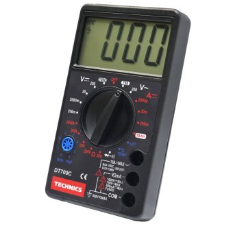 Мультиметр цифровий DT700C, 8 функцій + зумер Technics Master | 46-821