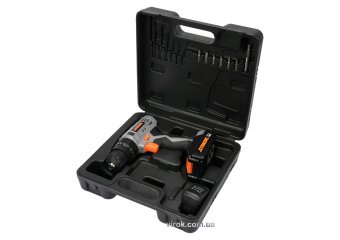 STHOR Шуруповерт-дриль ударний акумуляторний : 18 В, Li-Ion 1,3 АхГод, КМ- 22 Nm, патрон Ø≤10 мм  | 