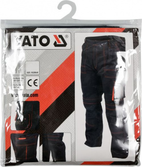 YATO Штани робочі YATO, розмір XL; 65%- поліестер, 35%- бавовна  | YT-80405