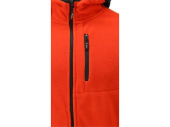 Худі флісовий з поліестеру YATO розмір 3XL, червоно-чорний, 5 кишень [20]