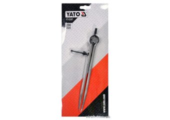 YATO Циркуль розмічальний YATO : L= 200 мм, з гвинтовим фіксатором  | YT-72107