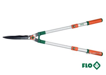 FLO Ножиці до живоплоту телескопічні, алюмінієві , леза l= 235 мм, загальна l= 650-860 мм  | 99009