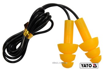 YATO Протишумові беруші YATO : 22 дБ, силіконові  | YT-7456