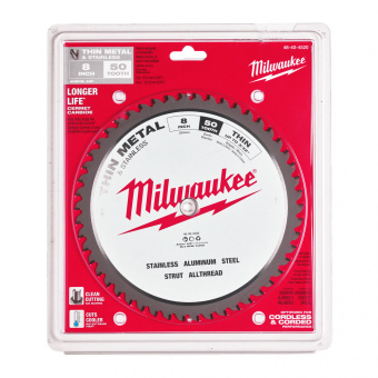 MILWAUKEE Диск пиляльний по металу , Ø203х15,8мм, 50 зуб. | 48404520
