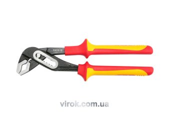 YATO Кліщі переставні діелектричні YATO : L= 250 мм, до 1000V  | YT-21161