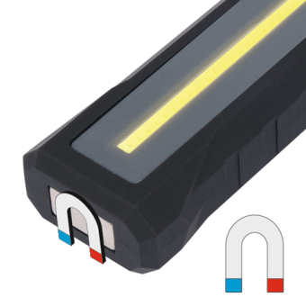 Ліхтар діодний з 3 режимами Vorel акумулят. 3,7 В, 1,5 АГод настільний на шарнірах, 300/300/210 Lm