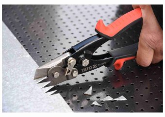 YATO Ножиці по листовому металу висічні YATO : l= 230 мм, під кут- 30°, CrV  | YT-18970