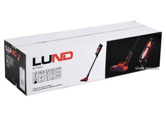 LUND Порохотяг вертикальний акумул. : Li-Ion 22.2 В, 2.2 АГод, 120 Вт, збірник- 1 л,  | 67120
