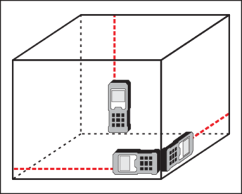 Дальномір лазерний YATO з LCD- дисплеєм дальн- 100м, похибка ±2мм, виміри площі і об'єму живл- 2-ААА