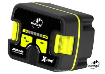 MAROLEX Оприскувач акумуляторний FX ранцевий : 7л, Li-Ion 3.4 A*h(3,5год) (з композ захистом) | S131