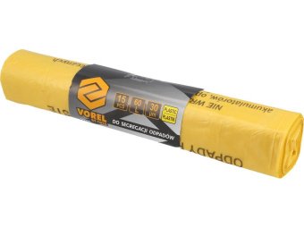 VOREL Торбинки для пластмасових відходів , 60 л. 15 шт  | 10000