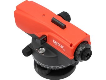 Нівелір опт авто-налаш. з штатив і рейк YATO об'єкт Ø= 38мм, крат- 32Х радіус- 1-55 м, точн- 1мм/30м