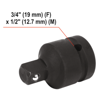 Гайковерт ударний від мережі 230 В YATO: вал з квадратом- 3/4", 1200 Вт, 2300 Нм, 1800 об/хв [2]