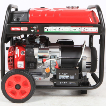 Бензиновий генератор КВІТКА PRO SC9000E + олива (8 кВт) (110-7007)