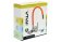 FALA Змішувач води настінний "FLEXIBLE" з гнучкою оранжевою лійкою  | 75673