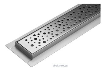 FALA Трап підлоговий для душу з нержавіючої сталі "NAPO" ; 40х 7х 5,2 см  | 75375