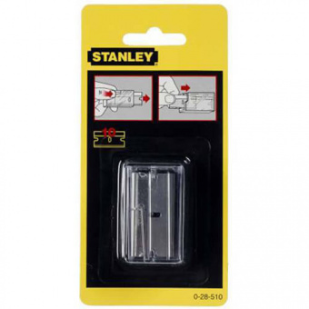 STANLEY 0-28-510 Запасные лезвия для скребка для стекол и керамических плит 40мм (скребок 0-28-500) 