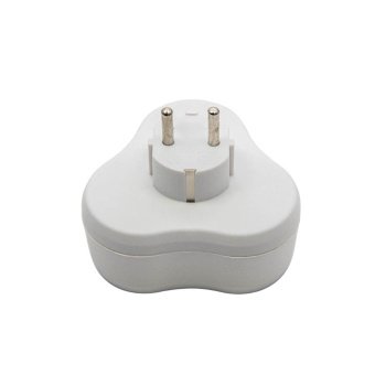 Вилка розгалужувальна електромережева VIROK на 3 гнізда 16А/250V з заземленням