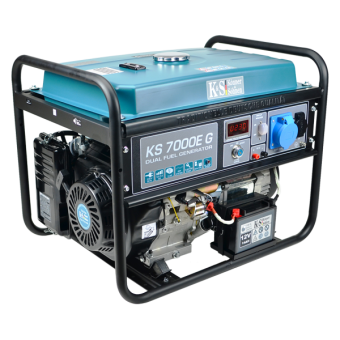 Газобензиновий генератор Konner & Sohnen KS 7000E G (5 кВт)