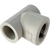 Фітинг трійник з внутрішньою різьбою PP-RCT 20х1/2х20 Fonte | 78-821