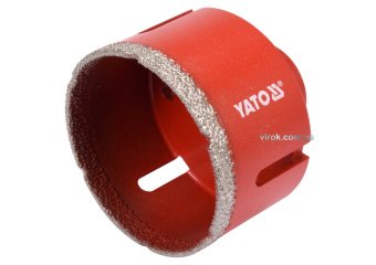 YATO Свердло по кераміці і гресу в сух і мокр YATO: Ø=68мм, з алмаз пругом, до шліфмашин. кріплен-М1