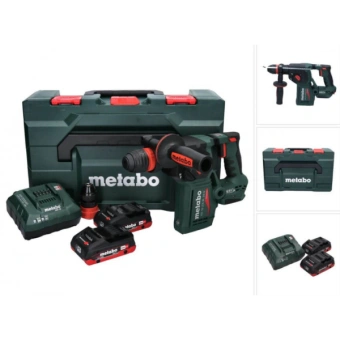 Акумуляторний перфоратор Metabo KH 18 LTX BL 24 Q (2х18 В, 4 А*год, 2.2 Дж) (601714800)