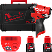 MILWAUKEE Гвинтокрут акумуляторний 1/4" HEX , M12 FID2-202X, 170Нм  | 4933479877