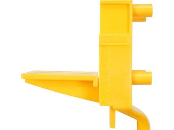 VOREL Шаблон для кілкових сполучень YATO з отворами Ø= 6, 8, 10 мм, 195х 70х 115 мм  | 24090