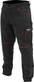 YATO Штани робочі COMFY YATO розмір XXL, чорно-червоні, 7 кишень, 100% бавовна  | YT-79245
