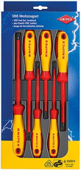 KNIPEX Набор отверток VDE Phillips®/шлиц, 00 20 12 V01 | 00 20 12 V01
