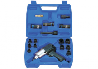 KING TONY Пневматический гайковерт 1/2" 678 Нм с головками | 44116MP