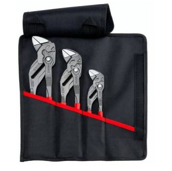 KNIPEX Набір ключів-плоскогубців (3шт.) в сумці-розгортці