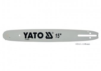 YATO Шина напрямна ланц. пили YATO l=15"/38см (64 ла) шир. пазу-1,3мм для ланцюгів YT-84945,YT-84962